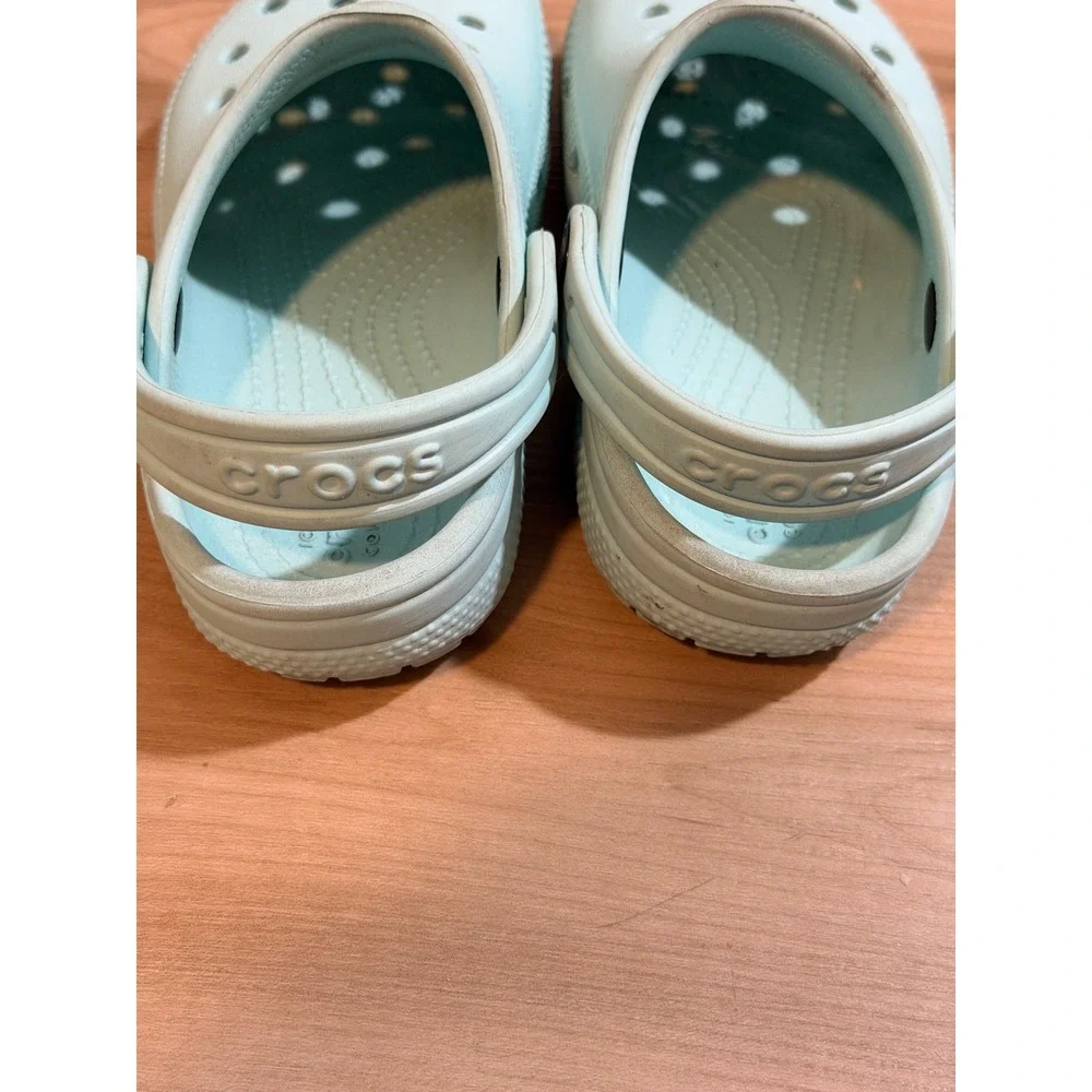 Crocs Classic Clog Light Blue C10 Kids Slip On Water Shoe Comfort Toddler